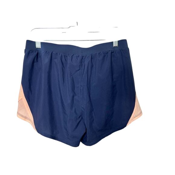 Under Armour Heat Gear Loose Fit Blue & Pink Women's Shorts Size Medium - Picture 3 of 6